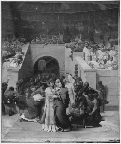 Martyrs chrétiens entrant à l'amphithéâtre, image 4/4