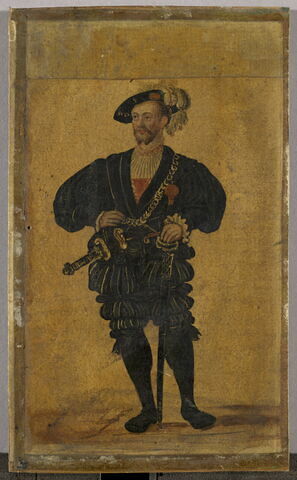 Homme en pied en costume d'Allemagne du sud vers 1530-1640, image 1/3