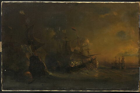 Combat livré sur les côtes d'Afrique par le chevalier des Augers à une escadre hollandaise (12 avril 1706)