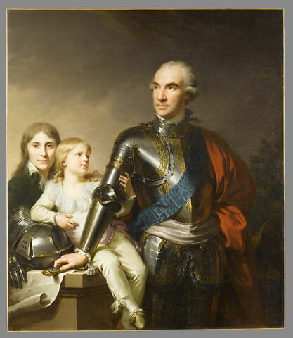 Le Comte Stanislas Félix Potocki (vers1751-1753 - 1805) et ses fils Félix Georges (1776-1809) et Stanislas (1782-1831), image 1/1