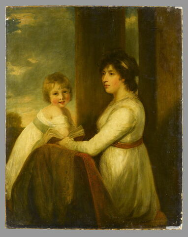 Portrait de Lady Musgrave avec un de ses enfants