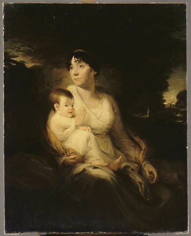 Portrait de Mrs Allan Maconochie of Meadowbank et l'un de ses fils, image 3/4