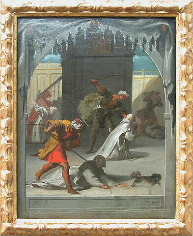 Le Martyre des chartreux de Mauerbach (Autriche) en 1529, lors du siège de Vienne par les Turcs, image 2/2