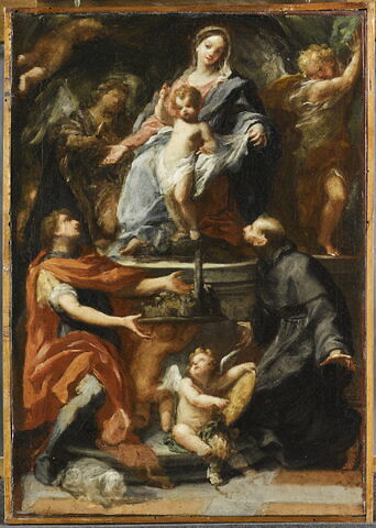 La Vierge à l'Enfant avec saint Guy et saint François