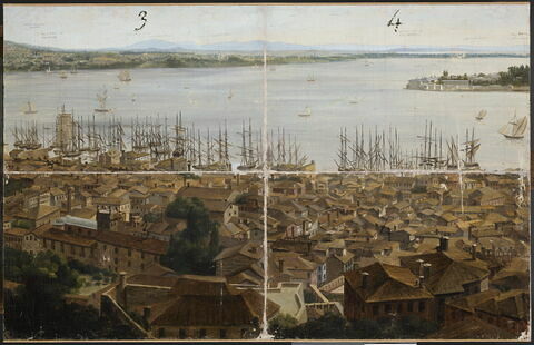 Panorama de Constantinople (divise en 16 compartiments numérotés), image 3/7