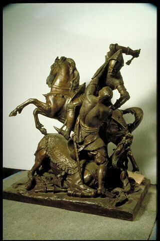Combat de Charles Martel et d'Abderamane roi des Sarrazins (Bataille de Poitiers 732), image 6/6