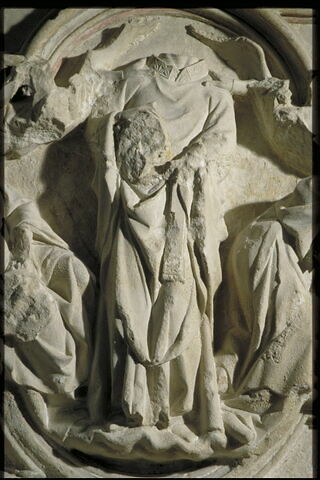 Saint Denis portant sa tête au lieu de sa sépulture, saint Rustique et Saint Eleuthère, image 2/6