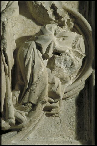 Saint Denis portant sa tête au lieu de sa sépulture, saint Rustique et Saint Eleuthère, image 4/6