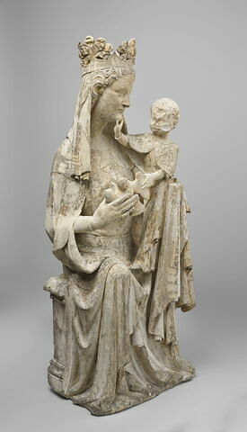 La Vierge assise tenant l'Enfant debout sur son genou, image 2/15