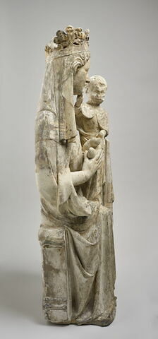La Vierge assise tenant l'Enfant debout sur son genou, image 3/15