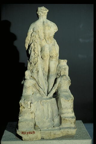 Hercule appuyé sur un terme avec quatre femmes assises (projet d'un monument au peuple français), image 11/11
