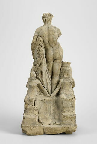 Hercule appuyé sur un terme avec quatre femmes assises (projet d'un monument au peuple français), image 3/11