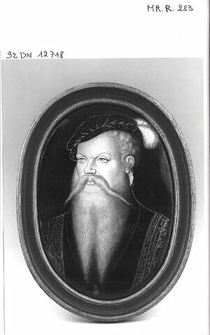 Plaque : Portrait de Jean-Philippe, comte rhénan (dynastie des Wildgrafen et Rheingrafen), image 2/3