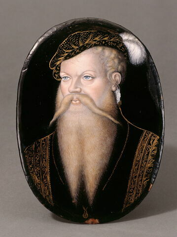 Plaque : Portrait de Jean-Philippe, comte rhénan (dynastie des Wildgrafen et Rheingrafen), image 1/3