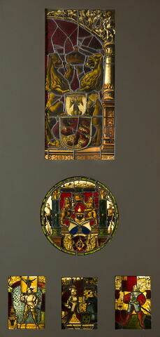 Panneau rectangulaire aux armes de l'État de Schwiz et du Saint Empire, image 2/2