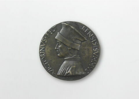Médaille : Vittorino Ramboldoni da Feltre / un pélican sur son nid, image 1/2