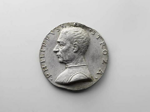 Médaille : Filippo Strozzi / Aigle surplombant les armes des Strozzi, image 1/2