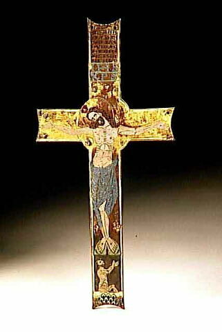 Plaque centrale d'une croix dite Croix de Garnerius, image 1/5