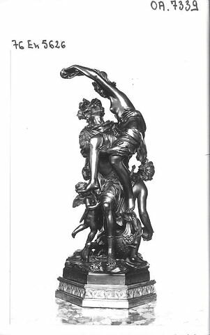 Groupe sculpté : l'enlèvement de Rhéa Sylvia par Mars, image 10/12