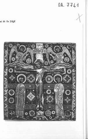 Plaque de la caisse d'un tabernacle : Crucifixion, image 5/5