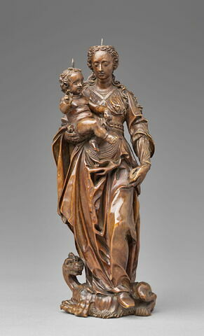 Statuette : la Vierge à l'Enfant, image 1/6