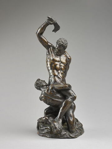 Groupe sculpté : Samson et les Philistins, image 1/4