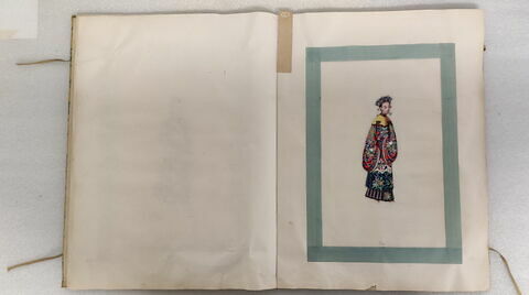 Album contenant douze dessins représentant des dignitaires dans de luxueux habits, image 5/31