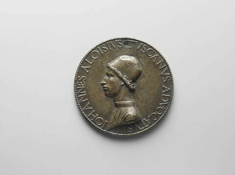 Médaille : Tuscano (Jean-Louis) jurisconsulte, auditeur de la chambre à Rome / inscription dans une couronne de lauriers