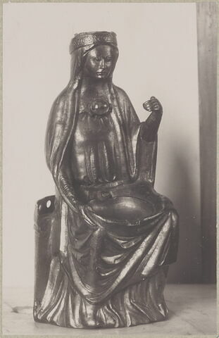 Statuette : Vierge trônante, image 16/20