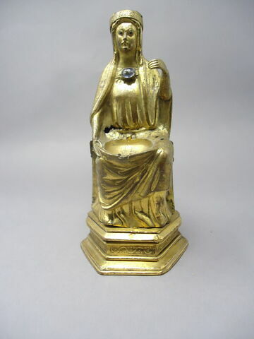 Statuette : Vierge trônante, image 1/20
