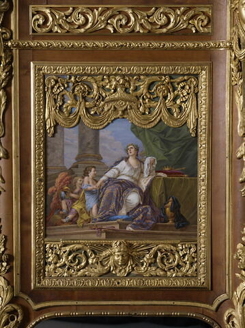 Commode de Madame du Barry ornée de plaques en porcelaine, image 2/3