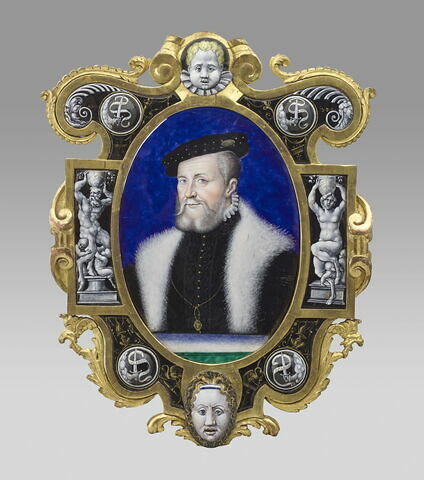 Plaque : Portrait du connétable de Montmorency