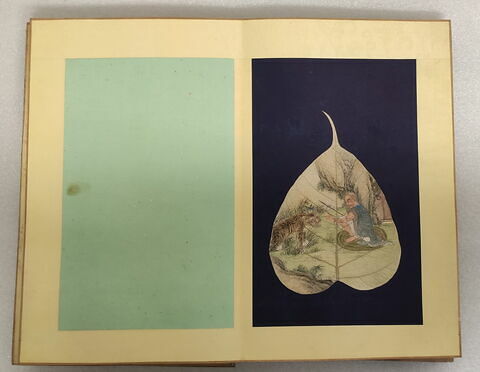 Peinture chinoise. Album avec reliure en bois., image 5/37