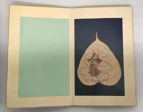 Peinture chinoise. Album avec reliure en bois., image 9/37