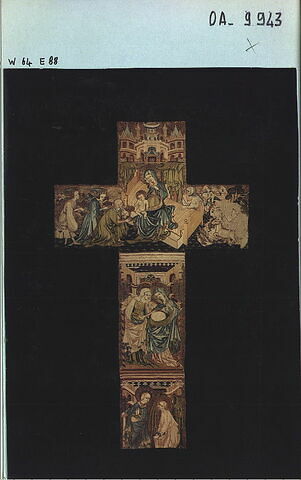 Croix de chasuble : Annonciation, Visitation, Adoration des mages, image 4/8