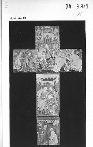 Croix de chasuble : Annonciation, Visitation, Adoration des mages, image 3/8