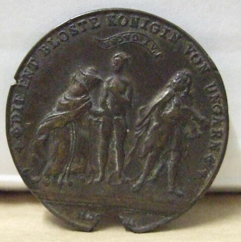 Médaille satirique de la guerre de Succession d'Autriche, image 1/1