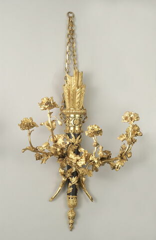 Bras de lumière à cinq branches de la duchesse de Mazarin (d'une paire, voir aussi OA 11996), image 1/14