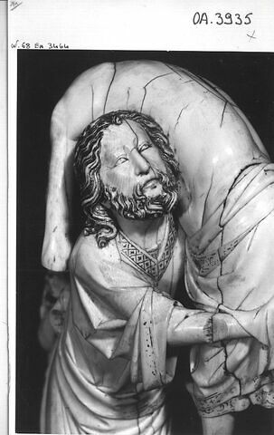 Groupe de la Descente de croix : Christ et Joseph d'Arimathie, image 20/23