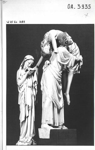 Groupe de la Descente de croix : Christ et Joseph d'Arimathie, image 23/23