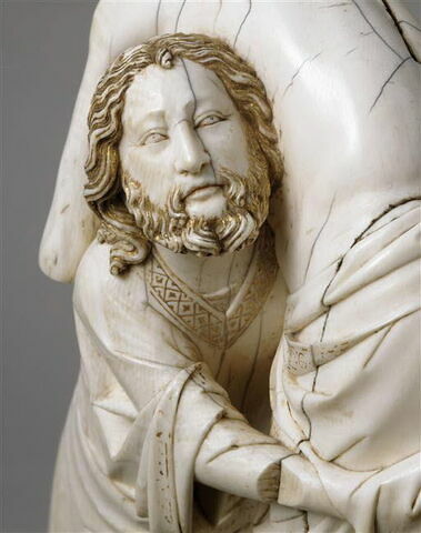 Groupe de la Descente de croix : Christ et Joseph d'Arimathie, image 14/23