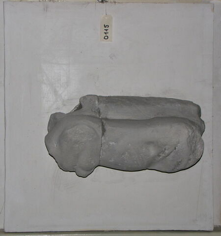 Tirage d’une métope avec les corps de deux bœufs, image 1/1