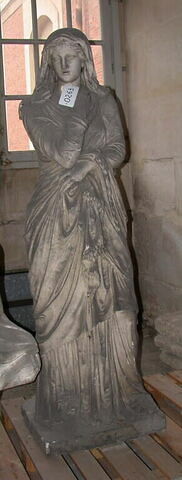 Tirage d'une statue féminine, dite "de la Pudicité"