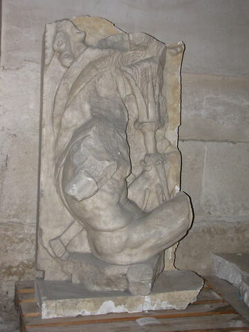Tirage d’un relief représentant la figure d'un géant, image 1/1
