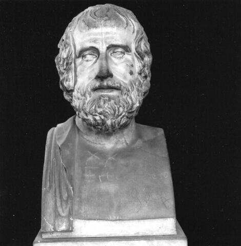 Tirage d’un buste d'Euripide