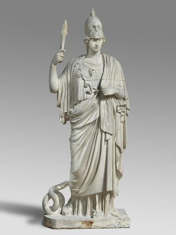 Tirage de la statue dite "Athéna Giustiani"
