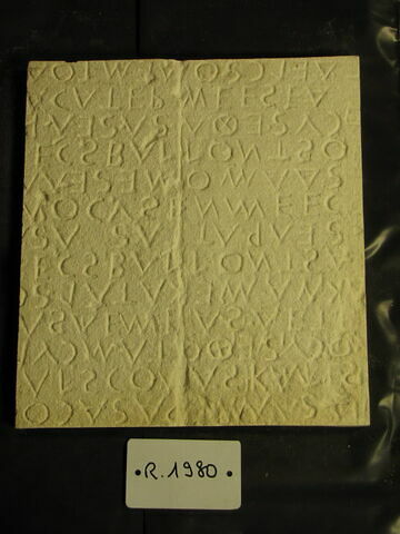 Tirage intégral d’une plaque de l'inscription dite "Code de Gortyne"