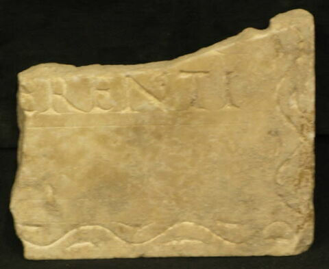 plaque de loculus  ; inscription