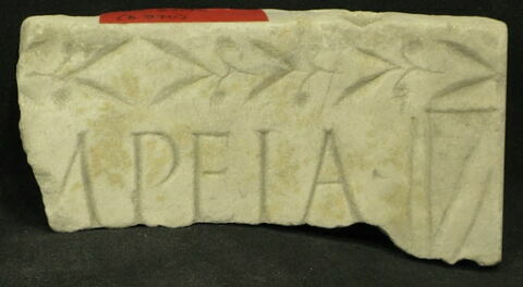 plaque de loculus  ; inscription