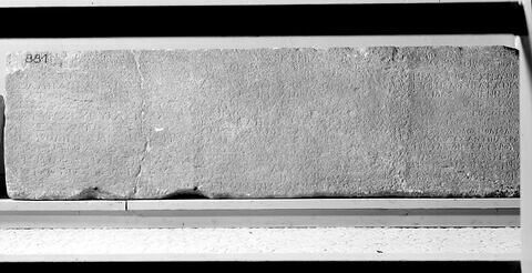 bloc de parement ; inscription, image 1/2